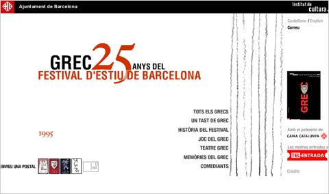 Grec. 25 anys del festival d'estiu de Barcelona